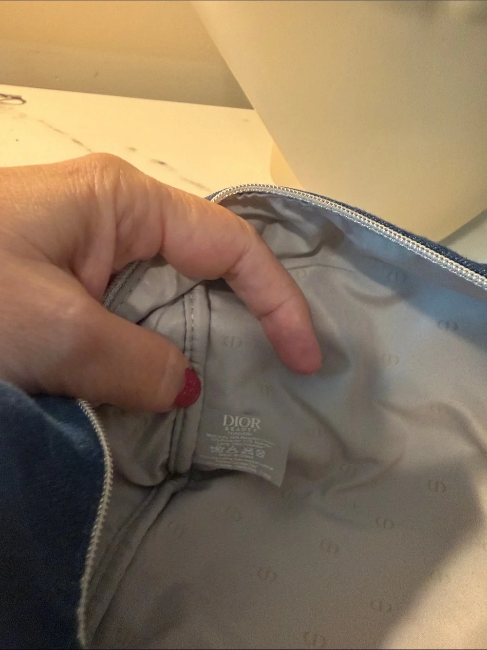 Dior branded denim